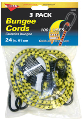 3PK 24" Bungee Cord
