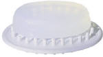 INTERDESIGN 30101 Large, White, Soap Saver Dish.<br>Made in: CN