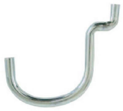 8PK 5/8"Curv Peg Hook
