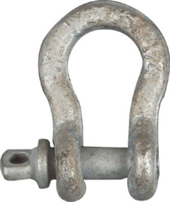 1/4" Galv Shackle/Pin