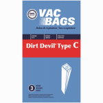 3PKDirt Devil C Vac Bag