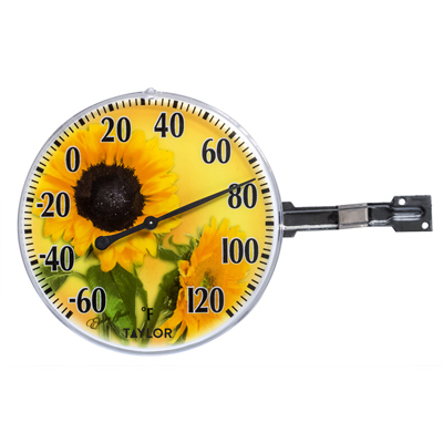 6" Thermometer Sunflowr