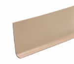 M D BUILDING PRODUCTS 23647 4" x 48", Beige, Vinyl Cove Wall Base, Self Adhesive.<br>Made