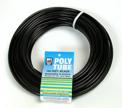 100' BLK Poly Tubing