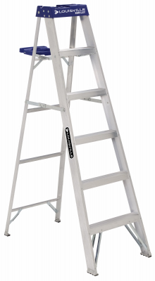 Louisville AS2106 6 Aluminum Type I Step Ladder 250 LB  