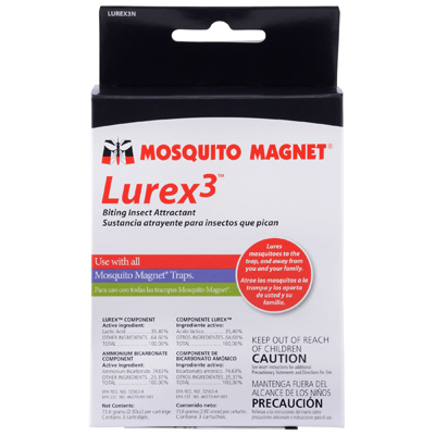 LUREX3N Woodstream 3 Pack Mosquito Magnet Attractant  