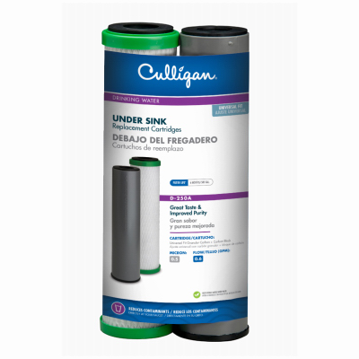 D250 Culligan 2 Pack Monitored Dual Filtration Filters  
