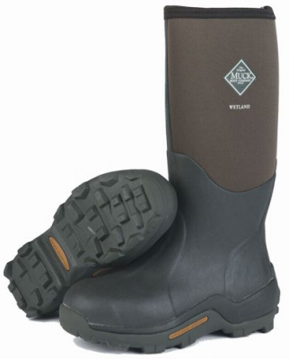 Muck Boot WET998K-10 Wetland Boots, Brown, Unisex Size 10 Me