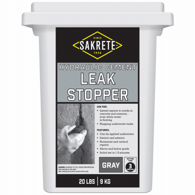 Sakrete 65450006 Leak Stopper Hydraulic Cement, 20-Lbs. - Quantity 1 | eBay