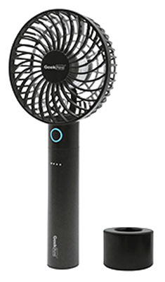 GF2DB Rechargeable Handheld Fan, USB Cable, 4-In. - Quantity
